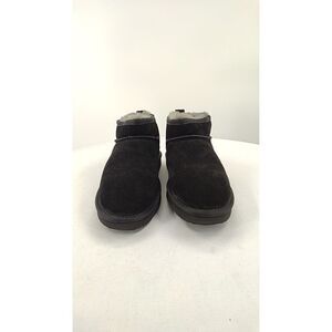 Quince Womens Australian Shearling Mini Boot Black Shoes 8